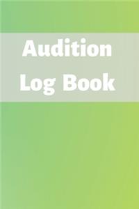 Audition Log Book