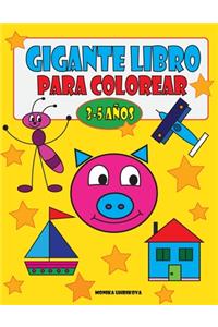 Gigante Libro Para Colorear 3-5 años