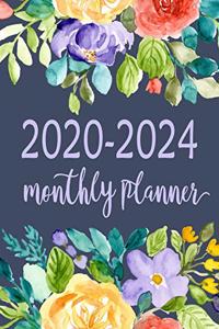 2020-2024 Monthly Planner: 5-year Calendar Planner, 60 Months Calendar, Monthly Schedule Organizer Planner For To Do List Academic Schedule Agenda Logbook, Personal Appointmen