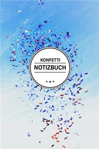Konfetti Notizbuch