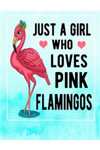 Just A Girl Who Loves Pink Flamingos