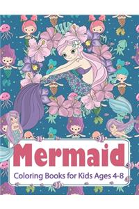 Mermaid Coloring Books for Kids Ages 4-8