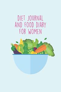 Diet Journal And Food Diary For Women