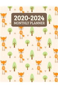 2020-2024 Monthly Planner