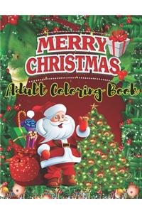 Merry Christmas Adult Coloring Book