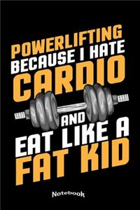 My Funny Powerlifting Notebook: Cool Sportive Notebook, Diary or Journal Gift for Bodybuilding and Powerlifting Fans, Gym, Workout, Training and Fitness Lovers and Bodybuilders wit