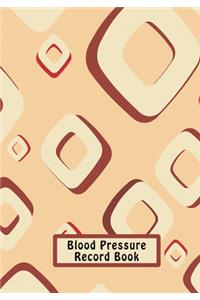 Low Vision Blood Pressure Record Book