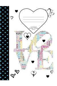 Love Noetbook: School Supplies Primary Composition Book for Kids
