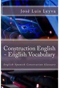 Construction English - English Vocabulary