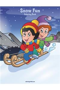 Snow Fun Coloring Book 1