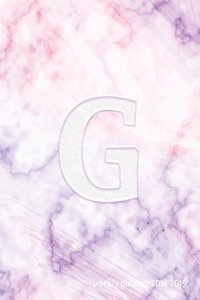 G Weekly Planner 2018-2019