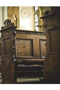 Church Notebook Large Size 8.5 x 11 Ruled 150 Pages