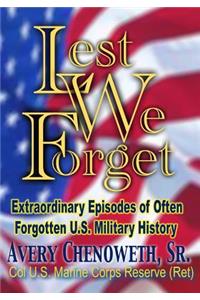 Lest We Forget