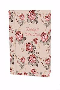 Address and Birthday Book - Roses