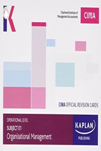 CIMA E1 Organisational Management