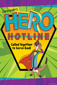 Vacation Bible School (Vbs) Hero Hotline Large LOGO Poster