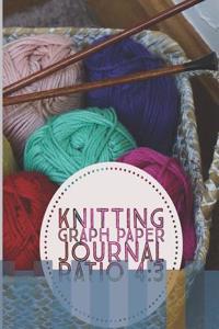 Knitting Graph Paper Journal Ratio 4