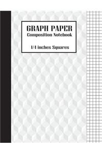 Graph Paper Composition Notebook: 1/4 inches squares - Large Print(8.5x11) 100 Pages - Composition Notebooks (Softback): Graph Paper Notebook