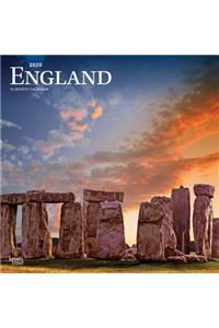 ENGLAND 2020 SQUARE WALL CALENDAR