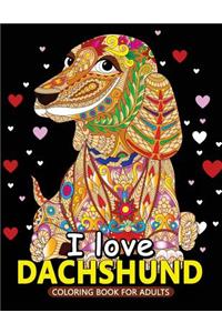 I love Dachshund Coloring Books for Adults