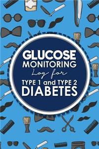 Glucose Monitoring Log for Type 1 and Type 2 Diabetes