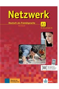 Netzwerk A1: Deutsch als Fremdsprache - Kursbuch mit DVD und 2 Audio-CDs