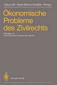 Okonomische Probleme Des Zivilrechts