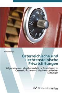 Osterreichische Und Liechtensteinische Privatstiftungen