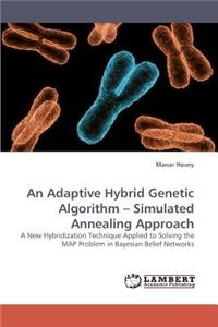 An Adaptive Hybrid Genetic Algorithm - Simulated Annealing Approach