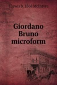 Giordano Bruno microform