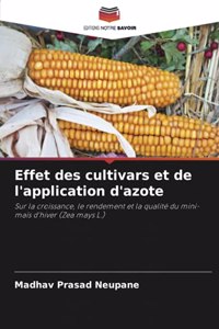 Effet des cultivars et de l'application d'azote