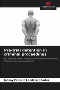 Pre-trial detention in criminal proceedings