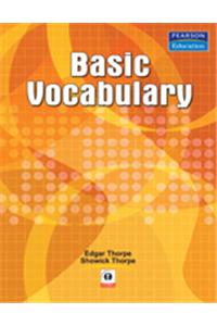 Basic Vocabulary For Competitive Examinations, 1/e