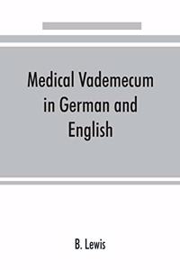 Medical vademecum in German and English