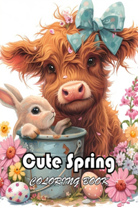 Cute Spring Coloring Book