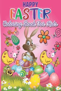 Happy Easter Coloring Book for Kids