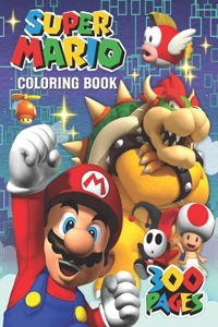 Super Mario Coloring Book 300 Pages