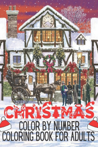 Christmas Color By Number Coloring Book For Adults