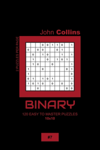 Binary - 120 Easy To Master Puzzles 10x10 - 7