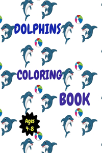 Dolphins Coloring Book