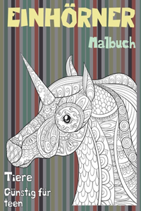 Malbuch - Günstig für Teen - Tiere - Einhörner