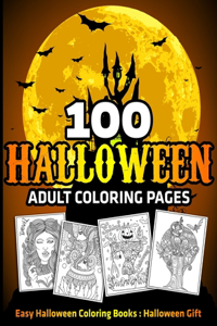 100 Halloween Adult Coloring Pages