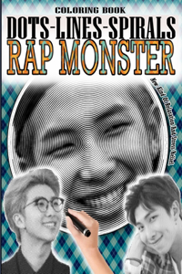 Rap Monster Dots Lines Spirals Coloring Book