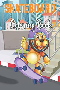 Skateboard Coloring Book