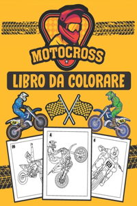 Motocross Libro da Colorare