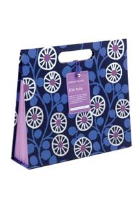 Midnight Bloom File Tote