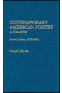 Contemporary American Poetry