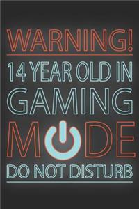 14 Year Old In Gaming Mode