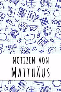 Notizen von Matthäus