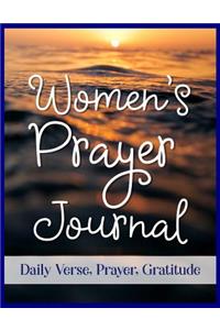 Women's Prayer Journal Daily Verse, Prayer, Gratitude